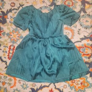 Green Girls Christmas Dress